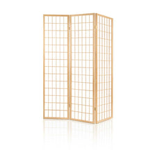 Load image into Gallery viewer, 3 Panel Wooden Room Divider - Natural