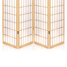 Load image into Gallery viewer, Nature Japanese Zen Style 4 Panel Room Divider