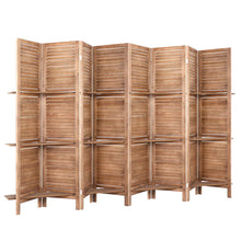 Load image into Gallery viewer, 8 Panel Wooden Timber Room Divider