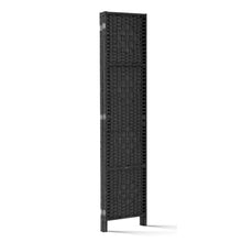 Load image into Gallery viewer, Artiss 4 Panel Room Divider Screen Privacy Timber Foldable Dividers Stand Black