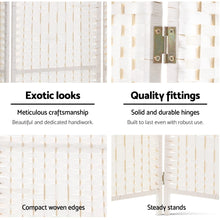 Load image into Gallery viewer, Artiss 4 Panel Room Divider Screen Privacy Timber Foldable Dividers Stand White