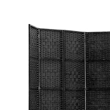 Load image into Gallery viewer, Artiss 6 Panel Room Divider Screen Privacy Timber Foldable Dividers Stand Black