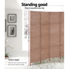 Load image into Gallery viewer, Artiss 6 Panel Room Divider Screen Privacy Timber Foldable Dividers Stand Natural