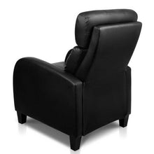 Load image into Gallery viewer, Artiss PU Leather Reclining Armchair - Black