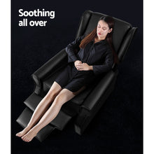 Load image into Gallery viewer, Artiss Recliner Chair Luxury Lounge Armchair Single Sofa Couch PU Leather Black