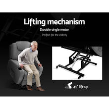 Load image into Gallery viewer, Artiss Electric Massage Chair Recliner Sofa Lift Motor Armchair Heating Fabric