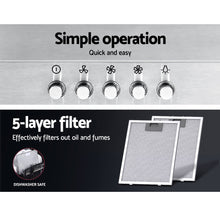 Load image into Gallery viewer, 90cm 900mm Stainless Steel Wall Mount Range Hood