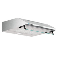 Load image into Gallery viewer, Devanti 600mm Range Hood 60cm Rangehood Kitchen Canopy LED Light Stainless Steel