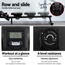 Load image into Gallery viewer, Everfit Rowing Machine Rower Magnetic Resistance Exercise Gym Home Cardio