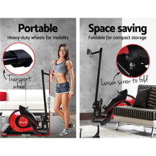 Load image into Gallery viewer, Everfit Rowing Machine Rower Magnetic Resistance Exercise Gym Home Cardio Red