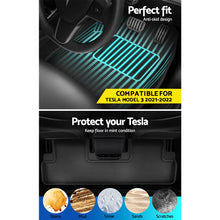 Load image into Gallery viewer, Weisshorn Car Rubber Floor Mats for Tesla Model 3 Trunk Toolbox Cargo Mat Carpet