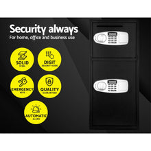 Load image into Gallery viewer, UL-TECH Electronic Safe Digital Security Box Double Door LCD Display