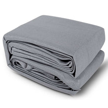 Load image into Gallery viewer, Instahut Shade Sail 6x6m Rectangle 280GSM 98% Grey Shade Cloth