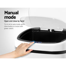 Load image into Gallery viewer, Devanti 58L Motion Sensor Bin Rubbish Automatic White