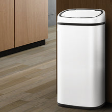 Load image into Gallery viewer, Devanti 68L Motion Sensor Bin Rubbish Automatic White