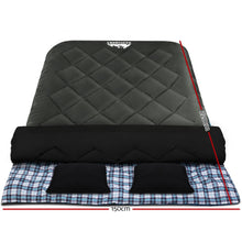 Load image into Gallery viewer, Weisshorn Sleeping Bag Double Pillow Thermal Camping Hiking Tent Grey -10�C
