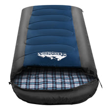 Load image into Gallery viewer, Weisshorn Sleeping Bag Single Thermal Camping Hiking Tent Blue -20�C