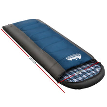 Load image into Gallery viewer, Weisshorn Sleeping Bag Single Thermal Camping Hiking Tent Blue -20�C