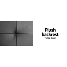 Load image into Gallery viewer, Exquisite 3 Seater PU Leather Sofa Bed - Black