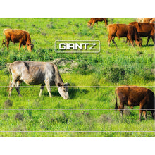Load image into Gallery viewer, Giantz Fence Energiser 5KM Solar Powered 0.15J Electric Fencing Charger