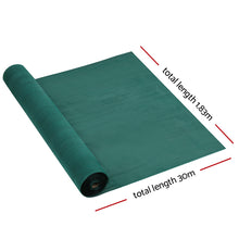 Load image into Gallery viewer, 1.83x30m Shade Sail cloth - Green, 30% Shade block