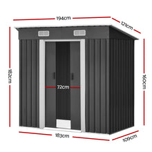 Load image into Gallery viewer, Giantz Garden Shed 1.94x1.21M Outdoor Storage Sheds Tool Workshop