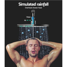 Load image into Gallery viewer, Cefito WELS 9'' Rain Shower Head Set Round Handheld High Pressure Wall Black
