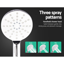 Load image into Gallery viewer, WELS Round Handheld High Pressure Wall Chrome 9'' Rain Shower Head Mixer