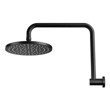 Load image into Gallery viewer, 9'' Rain Shower Head Overhead High-pressure Swivel Black