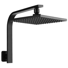 Load image into Gallery viewer, Cefito WElS 8'' Rain Shower Head Set Square High Pressure Wall Arm DIY Black