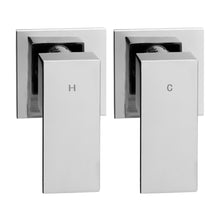 Load image into Gallery viewer, Cefito WElS 8'' Rain Shower Head Taps Square High Pressure Wall Arm DIY Chrome