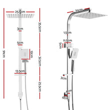 Load image into Gallery viewer, Cefito WELS 10'' Rain Shower Head Set Round Handheld High Pressure Wall Chrome