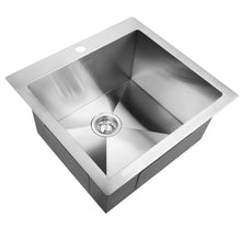 Load image into Gallery viewer, Cefito 53cm x 50cm Stainless Steel Kitchen Sink Under/Top/Flush Mount Silver