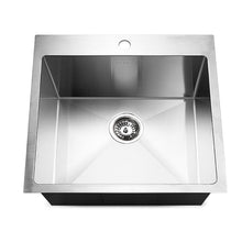 Load image into Gallery viewer, Cefito 53cm x 50cm Stainless Steel Kitchen Sink Under/Top/Flush Mount Silver