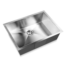 Load image into Gallery viewer, Cefito 60cm x 45cm Stainless Steel Kitchen Sink Under/Top/Flush Mount Silver