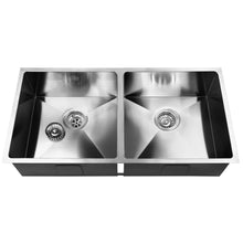Load image into Gallery viewer, Cefito 86.5cm x 44cm Stainless Steel Kitchen Sink Under/Top/Flush Mount Silver