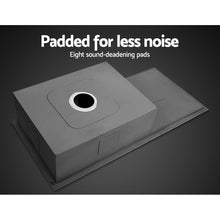 Load image into Gallery viewer, Cefito 75cm x 45cm Stainless Steel Kitchen Sink Under/Top/Flush Mount Black