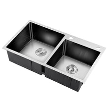 Load image into Gallery viewer, Cefito 80cm x 45cm Stainless Steel Kitchen Sink Flush/Drop-in Mount Silver