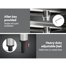 Load image into Gallery viewer, 610 x 1524mm Commercial Stainless Steel Kitchen Bench