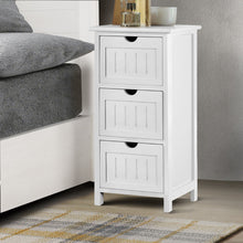 Load image into Gallery viewer, Artiss Bedside Table - White