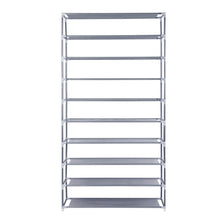 Load image into Gallery viewer, 10 Tier Stackable Shoe Rack