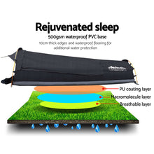 Load image into Gallery viewer, Weisshorn Single Biker Grey Ripstop Camping Swag with Mattress