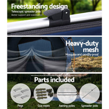 Load image into Gallery viewer, Weisshorn Double Swag Canvas Free Camping Swags - Dark Blue