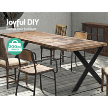 Load image into Gallery viewer, Artiss Metal Table Legs DIY X-shaped 71X60CM Set of 2