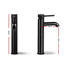 Load image into Gallery viewer, Cefito Basin Mixer Tap Faucet Black