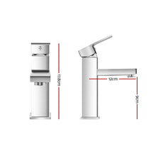 Load image into Gallery viewer, Cefito Basin Mixer Tap Faucet Bathroom Vanity Counter Top WELS Standard Brass Silver