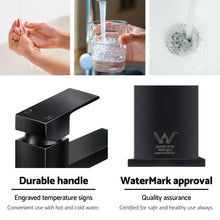 Load image into Gallery viewer, Cefito Basin Mixer Tap Faucet Black