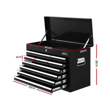 Load image into Gallery viewer, Giantz 10-Drawer Tool Box Chest Cabinet Garage Storage Toolbox Black