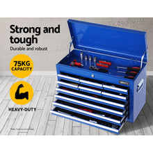 Load image into Gallery viewer, Giantz 10-Drawer Tool Box Chest Cabinet Garage Storage Toolbox Blue