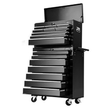 Load image into Gallery viewer, Giantz Tool Chest and Trolley Box Cabinet 16 Drawers Cart Garage Storage Black